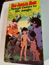 Jungle Book Mowgli Comes to the Jungle Cartoon 1989 VHS - £7.72 GBP
