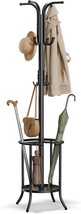 Songmics Coat Rack Freestanding, Coat Rack With Umbrella Holder, Metal C... - $51.92