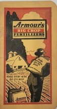 Armour&#39;s Big Crop Fertilizers Vintage Advertising Pocket Notebook 1939 F... - £6.28 GBP