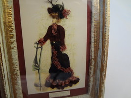 Miniature Victorian Woman Picture - $45.00