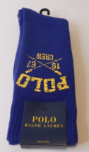 Polo Ralph Lauren Royal Blue 1967 CREW Socks Men&#39;s 10-13 New Mens - $17.77