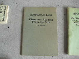 Early 1900s Booklet - Little Blue Book 1448 Character Reading from the Face - $17.82