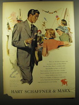 1950 Hart schaffner &amp; Marx Ad - art by Tom Hall - There are all kinds - £14.54 GBP