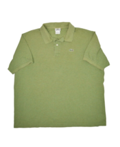 Lacoste Polo Shirt Mens 8 Green Pique Cotton Short Sleeve Tennis Golf Sport - $14.44
