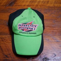 NASCAR Team Interstate Batteries 11 18 20 Fluorescent Green Baseball Cap... - $19.59