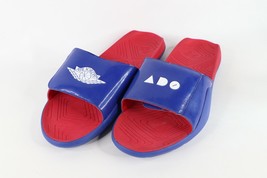 Nike Air Jordan Andre Drummond Sample PE Slides Sandals Blue Detroit Pistons 18 - £103.15 GBP