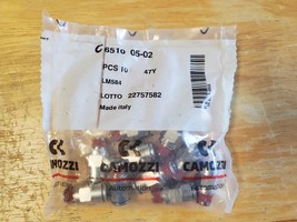 CAMOZZI 6510 05-02 65100502 Pack of 10 5/16&quot; Tube O.D. X 1/8&quot; Male NPTF ... - $35.28