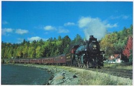 Postcard Train CPR 1201 At Blue Sea Quebec - £2.82 GBP
