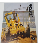 John Deere JD672-A Brochure 1978 Motor Grader PowerShift Planetary Drives - $18.95