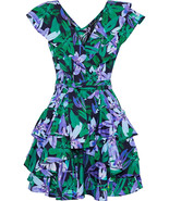 Marissa Webb Maisie Ruffled Floral-print Cotton Poplin Mini Dress Size XS - $93.10