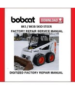BOBCAT 843 / 843B Skid Steer Loaders Service Repair Manual - £15.63 GBP