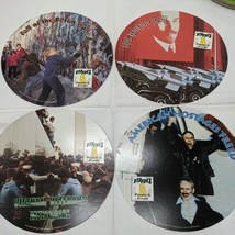 Lot of (4) 1980s People And Event Circular Cardboard Collectables With F... - $205.95 MXN