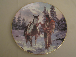 MORNING OF RECKONING Collector plate CHUCK REN The Last Warriors NATIVE ... - $19.99