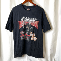 Harley Davidson Mens Chicago Beefy T Shirt Tshirt Vintage Sz XL - $21.99