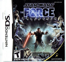 Nintendo DS Star Wars the Force Unleashed Instruction Manual only - $4.90