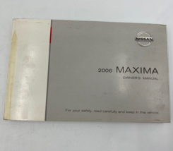 2006 Nissan Maxima Owners Manual Handbook OEM P03B38003 - £21.23 GBP