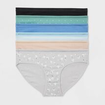 Women&#39;s 6pk, Size M (8-10), Cotton Stretch Bikini Underwear - Auden™ Ass... - $14.99