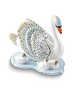 Bejeweled Swan Family Trinket Box - €96,95 EUR