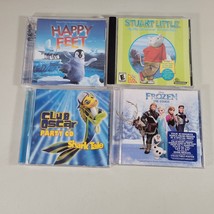 Childrens CD Lot of 4 Club Oscar, Frozen, Suart Little, Happy Feet - 2 Are New - £11.11 GBP