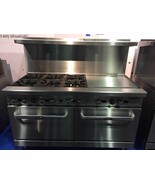 60&quot; RANGE 6 BURNERS 24&quot; GRIDDLE  2 FULL OVENS AGR-6B24GR STOVE  LP GAS F... - €4.053,01 EUR