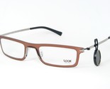 Look Occhiali 4901 951 Matt Brown Brille Brillengestell 49-21-135mm Italien - €107,61 EUR