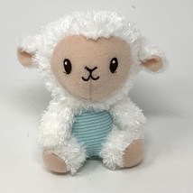 Spark Create Imagine Rattle Grabber Corduroy Lamb/Sheep Plush Baby Toy Stuffed - £11.59 GBP