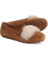 UGG Slippers Kaley Wisp Genuine Suede Shearling Women&#39;s Flats Moccasin L... - $62.00