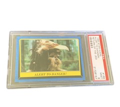 Star Wars Topps Trading Card PSA 9 vtg graded Mint #168 Alert Danger Logray ewok - £175.16 GBP
