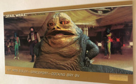 Star Wars Widevision Trading Card 1997 #27 Tatooine Mos Eisley Spaceport Jabba - £1.98 GBP