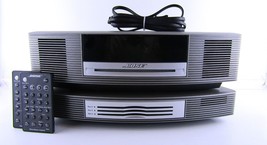 Bose Wave Music System AWRCC1 W/ Multi Disc Cd Changer Graphite Tested READ DESC - £505.78 GBP