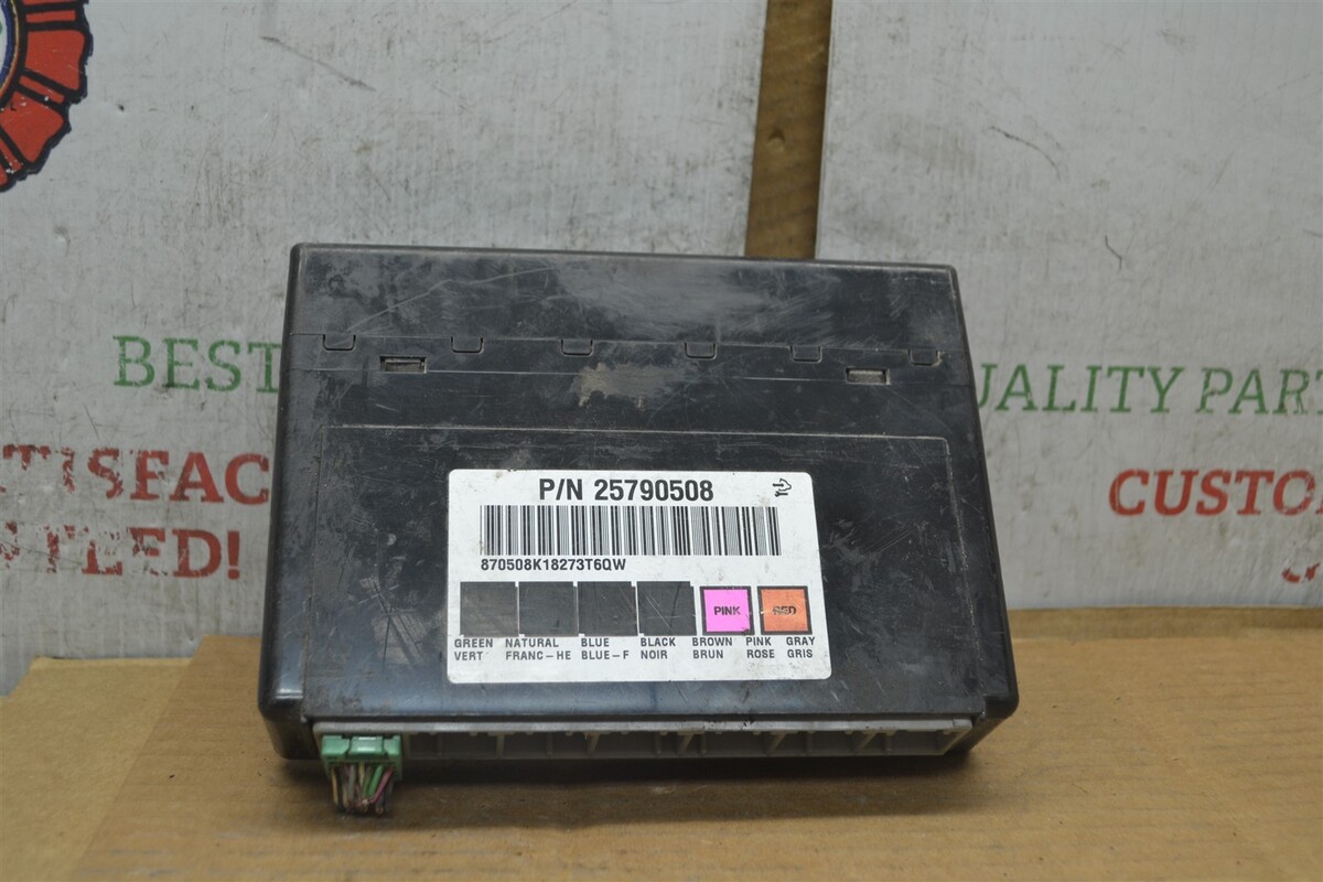 2007-11 GMC Sierra 1500 Body Control BCM OEM 25790508 Module 739-10F3 Bx 6 - $56.83
