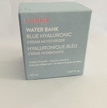 LANEIGE Water Bank Blue Hyaluronic Cream Moisturizer .67 oz - £15.81 GBP