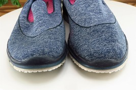 SKECHERS Women Size 8.5 M Shoes Blue Walking Fabric 14010 - £16.03 GBP