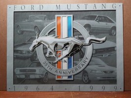 Ford Mustang 35th Anniversary 1964-1999 Metal Tin Sign Ford Garage Workshop - £18.50 GBP