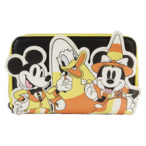 Disney Mickey &amp; Friends Candy Corn Zip Around Wallet - $60.45