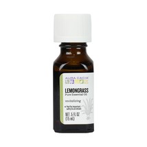 Aura Cacia Essential Oil, Inspiring Lemongrass, 0.5 fluid ounce, Packaging May V - £11.98 GBP