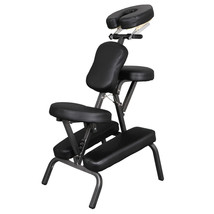 Pu Leather Massage Chair Pad Portable Folding Travel Tattoo Spa Salon - £89.95 GBP