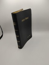 HOLY BIBLE Red Letter Edition REFERENCES KJV WORLD 444BL Genuine Leather - $20.99