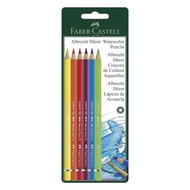 Faber-Castell Albrecht Durer Watercolor Pencils, Set of 6 Colors - Profe... - $20.99