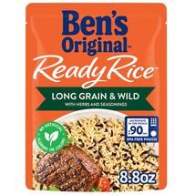 BEN&#39;S ORIGINAL Ready Rice Long Grain &amp; Wild Herbs &amp; Seasoning, 8.8 Oz, Pack of 6 - £16.27 GBP