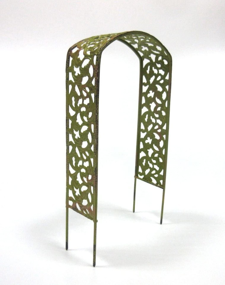 Enchanted Garden Decorative Metal Arbor Mini Fairy Garden Accessory 8&quot; H... - $16.99