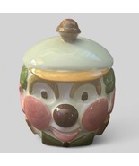 Vintage Clown Face Cookies All Over Cookie Jar ~ 1957 Los Angeles Potteries - £41.93 GBP