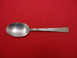 Golden Wheat by Gorham Sterling Silver Serving Spoon 8 1/2&quot; - £150.61 GBP