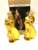 Hallmark 1995 Set Of 2 Gentle Lullaby All Is Bright Collection 1995 Ornament - £11.85 GBP