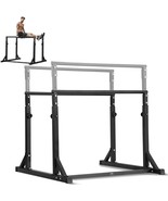 VEVOR Dip Bar, 800 lbs Capacity, Heave Duty Dip Stand Station with Adjus... - $2,886.55 MXN