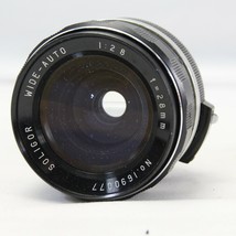 Soligor Canon 28mm f2.8 wide angle Auto prime lens FD breech-lock - $32.33