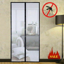 Hands-Free Magnetic Screen Door Mesh Net Block Mosquito Fly Insect Bug Curtain - £14.38 GBP