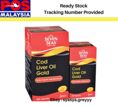 Seven Seas Cod Liver Oil Gold Vitamin A &amp; D Natural Source (500 + 100 Capsules) - £50.30 GBP