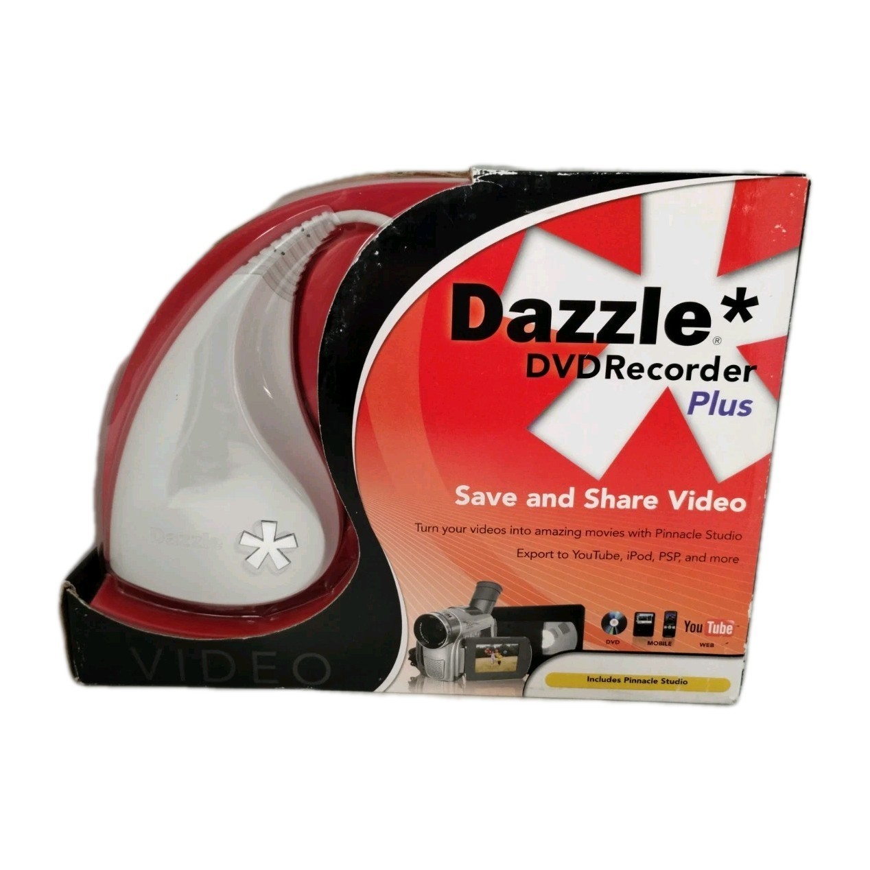 Dazzle DVD Recorder Plus Video Movies Pinnacle Studio 12 Video Capture N... - $12.86