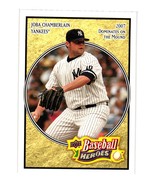 2008 Upper Deck Baseball Heroes #119 Joba Chamberlain New York Yankees - £3.18 GBP